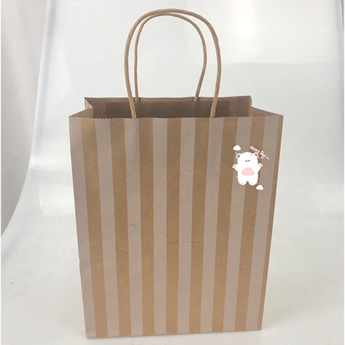 天津striped tote bag